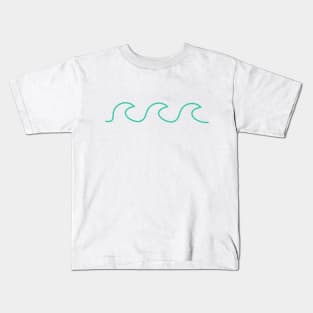 Cute simple Wave Kids T-Shirt